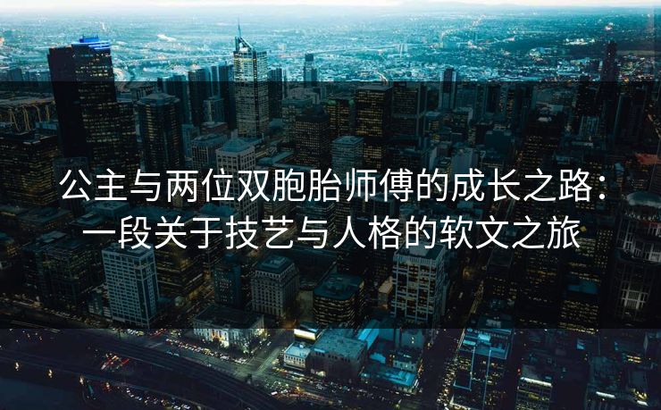 公主与两位双胞胎师傅的成长之路:一段关于技艺与人格的软文之旅 公主与两位双胞胎师傅的成长之路:一段关于技艺与人格的软文之旅
